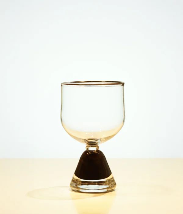 Vitrum Black Goblet