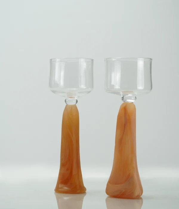 Vitrum Mocassin Goblet Set