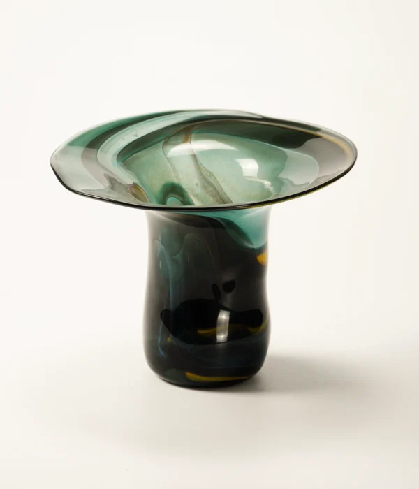 Smoke Blue Large Vase